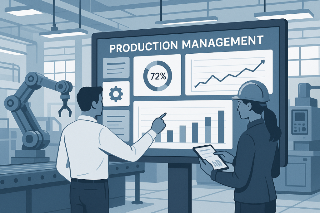 software de gestão de produção