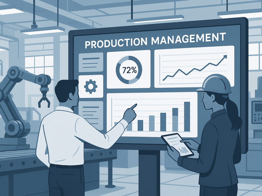 software de gestão de produção