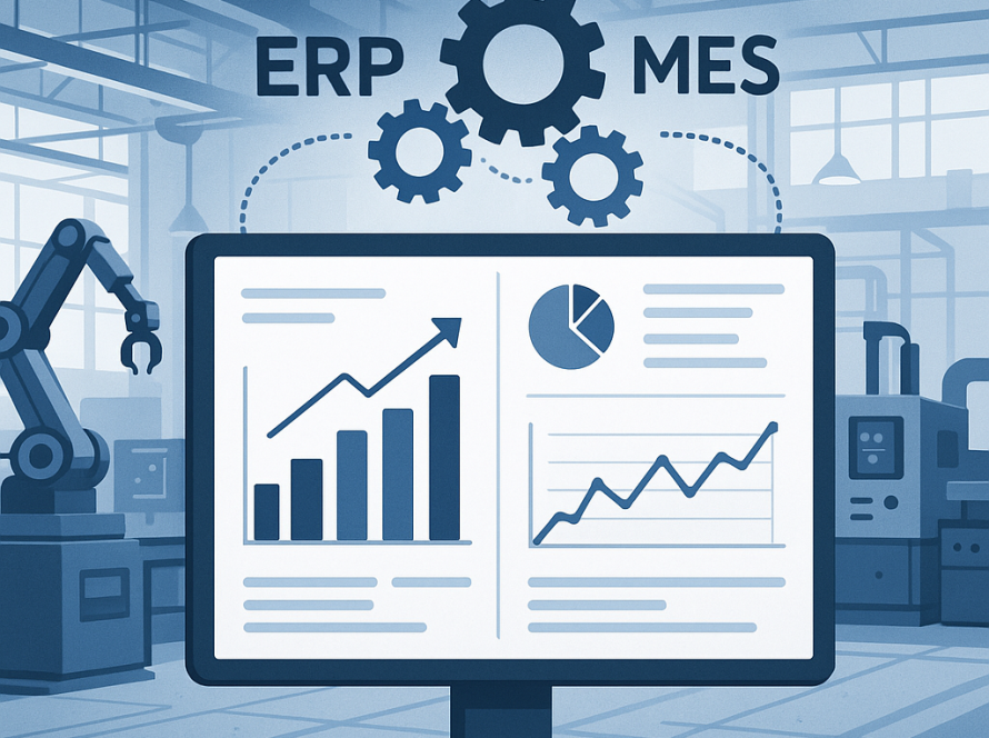 integração entre ERP e MES