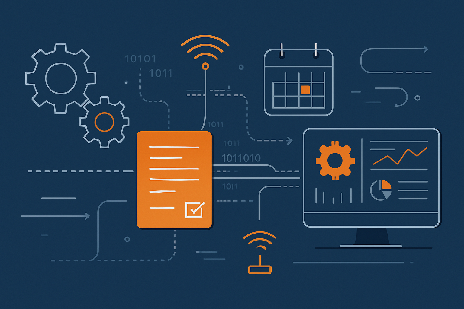 manutenção preventiva - fluxo digital de gestão de ativos industriais