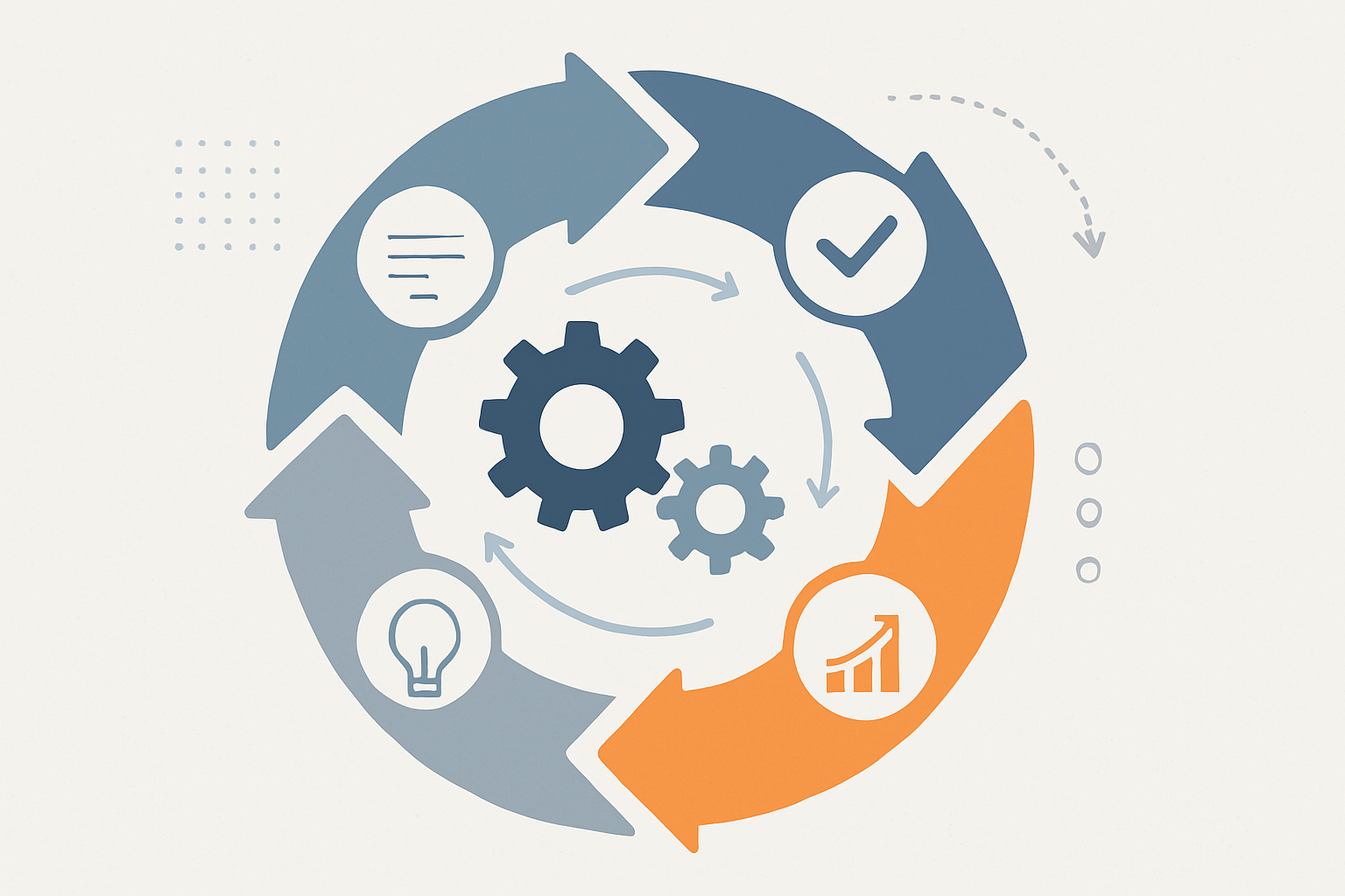 método kaizen - ciclo de melhoria contínua na indústria