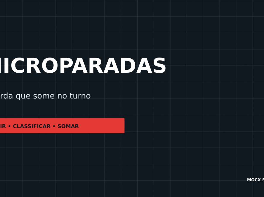 microparadas na produção